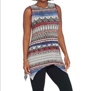 Cuddl Duds Modal Tunic Tank Top NWOT